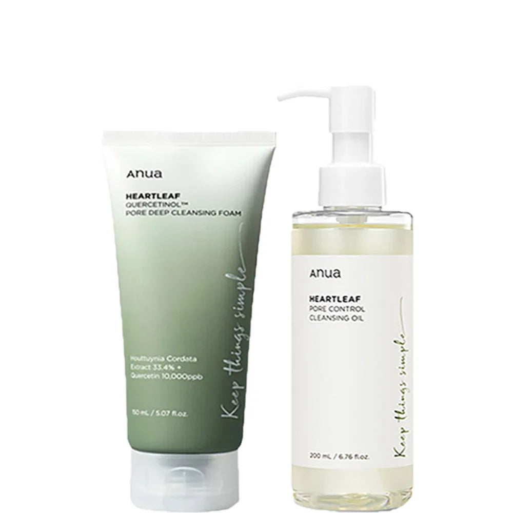 Anua Skincare HeartLeaf 77 Toner Moisturizing Pore Cleansing Oil Exfoliating Oil Control Quercetin Face Wash Deep Cleansing