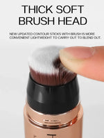 HANDAIYAN Double Head Highlighter Stick Natural Waterproof Silky Smooth Stereoscopic Nose Shadow Concealer Makeup