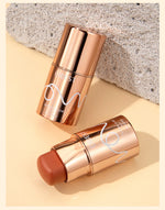 6 Colors Cream Blush Stick Waterproof Long Lasting Cheek Lip Eye Makeup Blendable Natural Flush For Women Daily Use