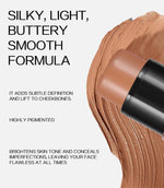 HANDAIYAN Double Head Highlighter Stick Natural Waterproof Silky Smooth Stereoscopic Nose Shadow Concealer Makeup