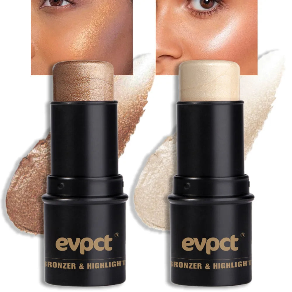 "2-in-1 Highlight & Contour Stick – Brighten, Sculpt & Define Your Features All Day Long"