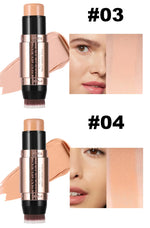 HANDAIYAN Double Head Highlighter Stick Natural Waterproof Silky Smooth Stereoscopic Nose Shadow Concealer Makeup