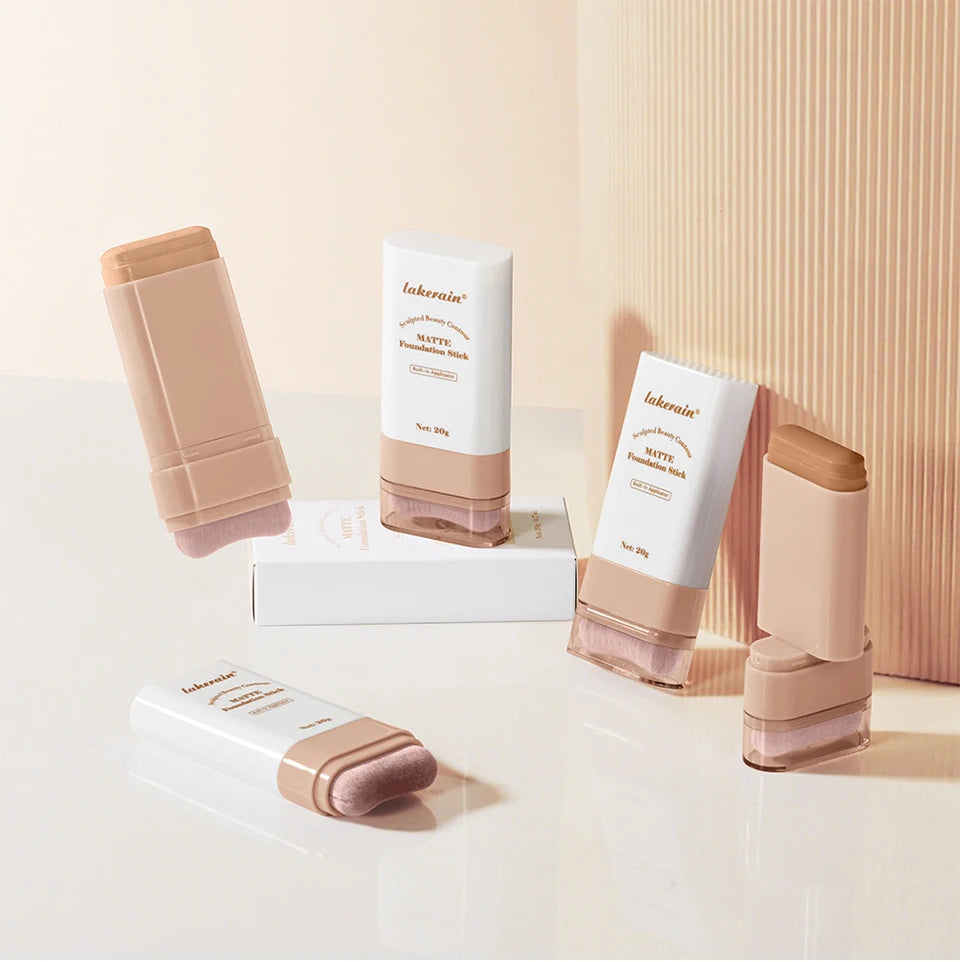 Stick Foundation Balm Serum Boosted Skin Tint Foundation Stick Smooth Plumper Hight Coverage Travel Bronze Foundation Stick Make