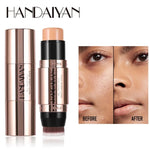 HANDAIYAN Double Head Highlighter Stick Natural Waterproof Silky Smooth Stereoscopic Nose Shadow Concealer Makeup