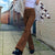 High Waist Stretch Bootcut Casual Pants - Beautiful Woman