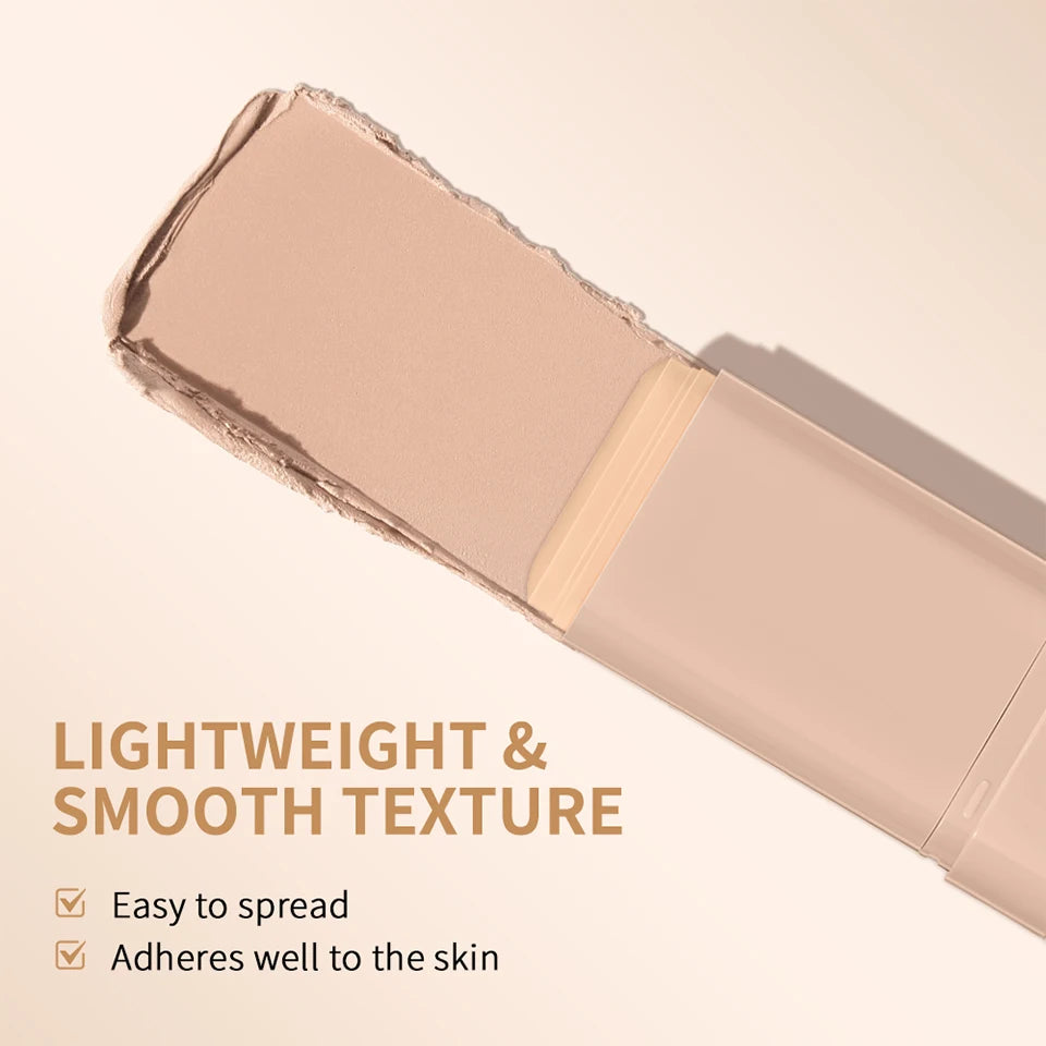 Stick Foundation Balm Serum Boosted Skin Tint Foundation Stick Smooth Plumper Hight Coverage Travel Bronze Foundation Stick Make