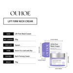 Tighten Lift Neck Cream Firming Reduce Fine Lines Brightening Nourish Smoothing Lasting Moisturize Neck Rejuvenation Care Lotion