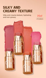 6 Colors Cream Blush Stick Waterproof Long Lasting Cheek Lip Eye Makeup Blendable Natural Flush For Women Daily Use