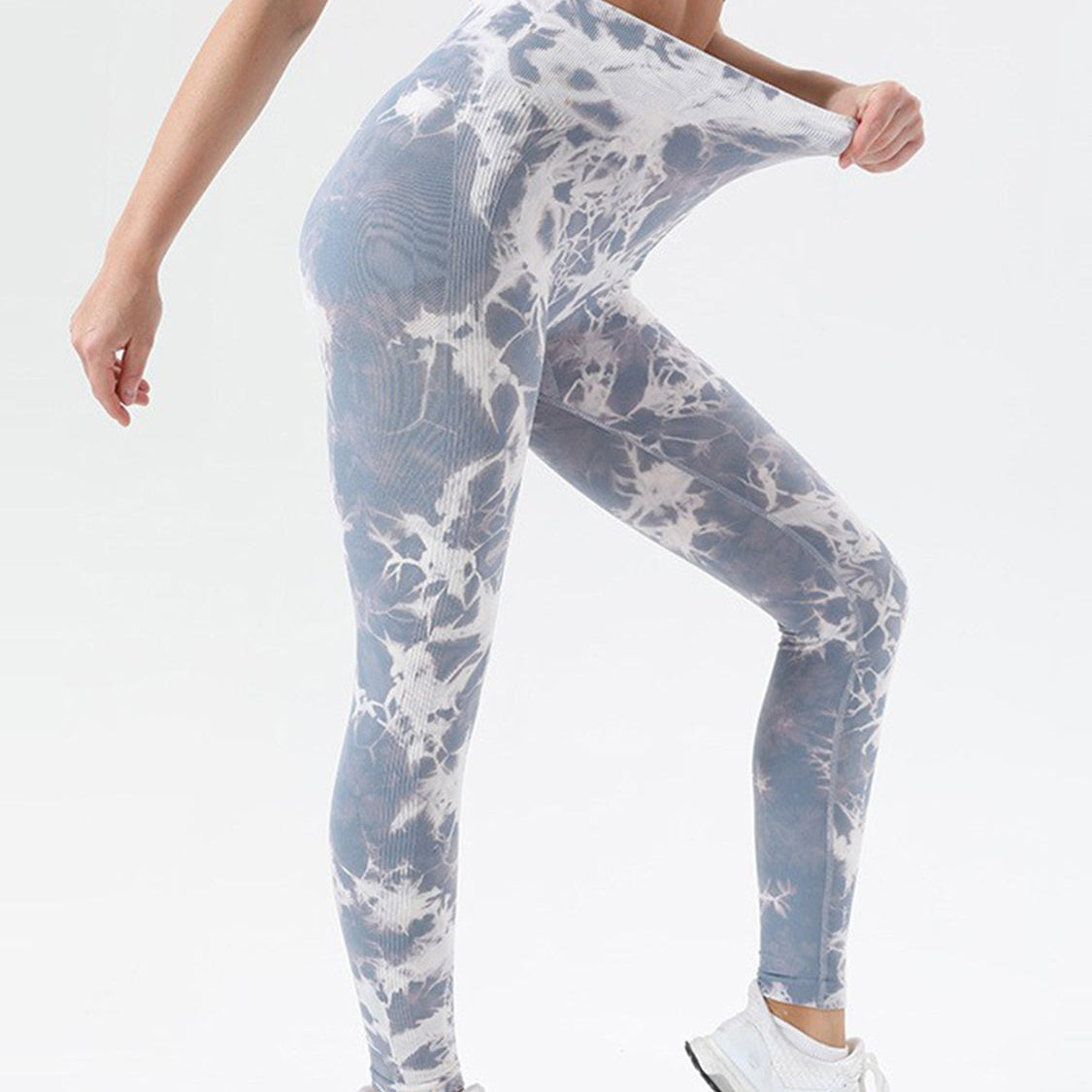 Tie-Dye High Waist Active Leggings - Beautiful Woman