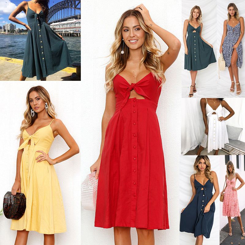 Women Summer Dresses Sleeveless Backless Strap Long Close-fitting Sheath Female Party Evening Dresses Vestidos - Beautiful Woman