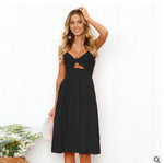 Women Summer Dresses Sleeveless Backless Strap Long Close-fitting Sheath Female Party Evening Dresses Vestidos - Beautiful Woman